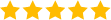 5 golden review stars